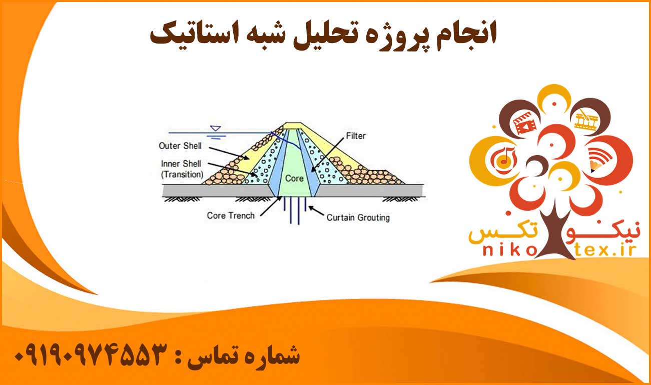 انجام پروژه تحلیل شبه استاتیک