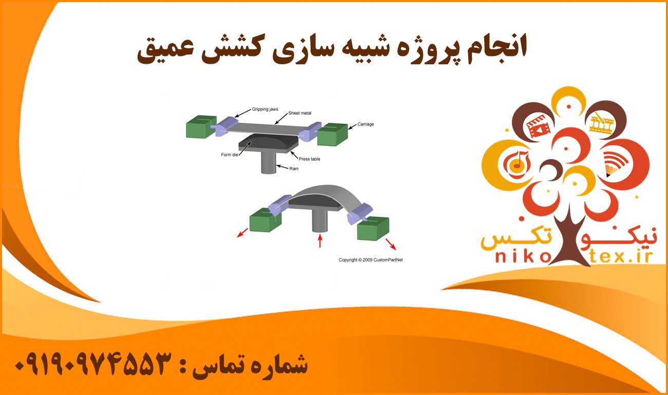 انجام پروژه شبیه سازی کشش عمیق